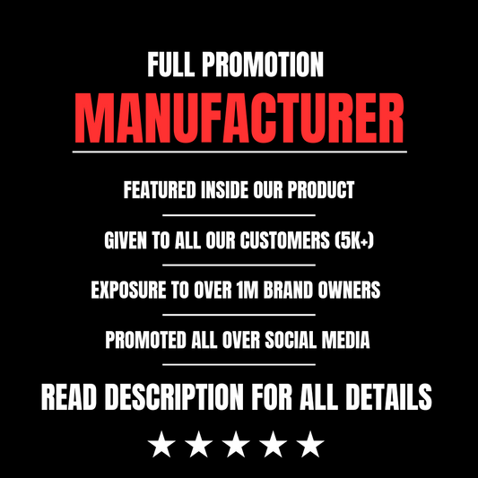 FULL MANUFACTURER PROMOTION