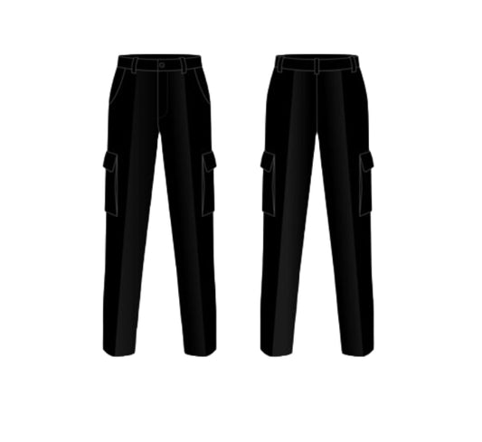 CARGO TROUSERS (1) VECTOR MOCKUP