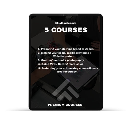 ULTIMATE CLOTHING BRAND COURSE BUNDLE