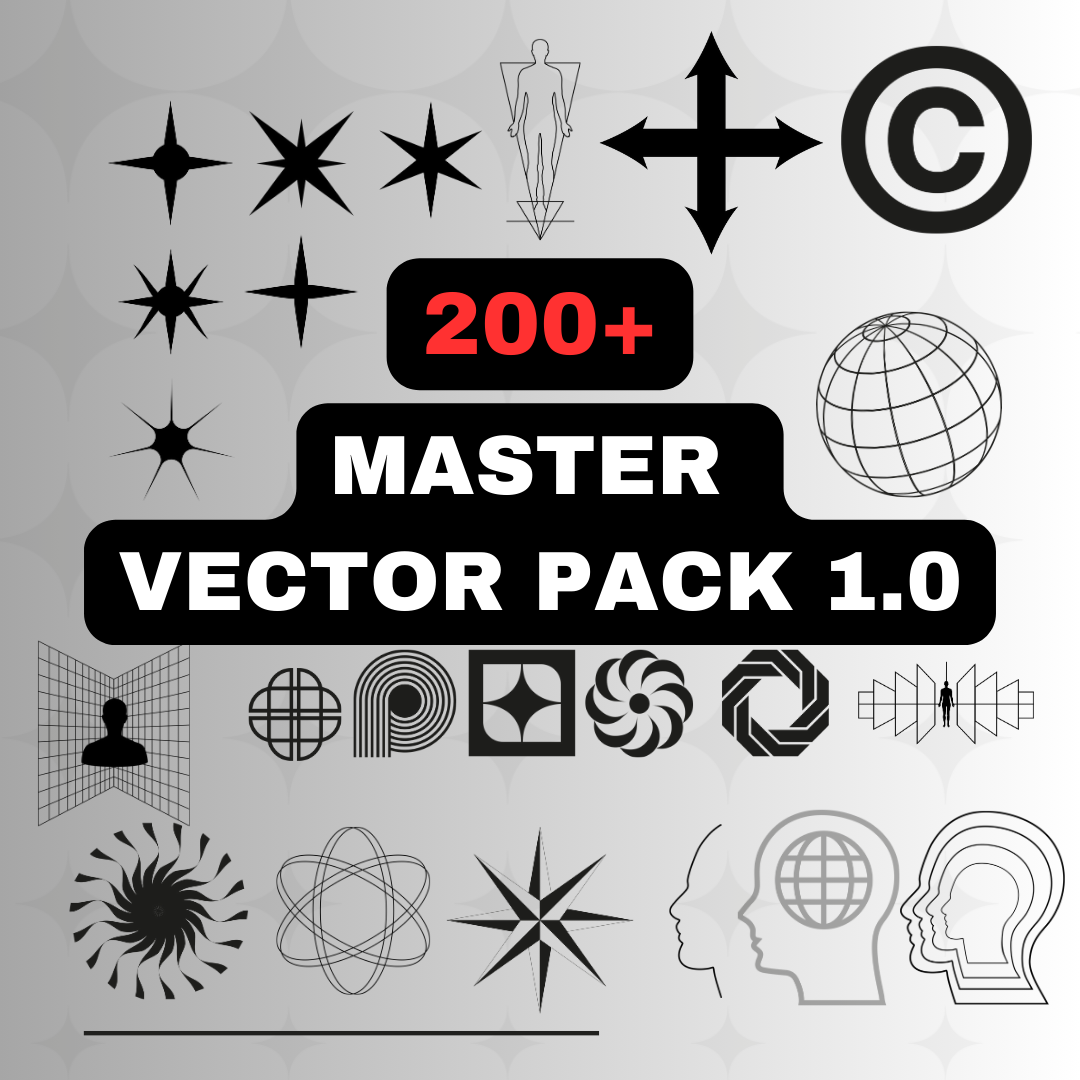 MASTER VECTOR PACK 1.0 (200+ VECTORS) – ClothingBrandz